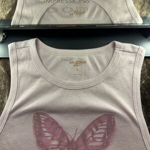 FLOWY BUTTERFLY CROP TOP